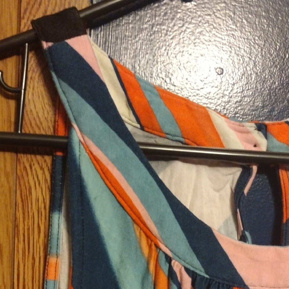 Roz & Ali Striped Spagetti Strap Dress - Multicolor​ - Picture 3 of 7